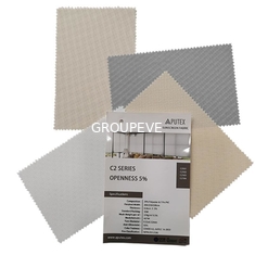 PVC C2500 beschichtete Sonnenschutz Mesh Fabric Blinds For Windows weißer Gray Beige