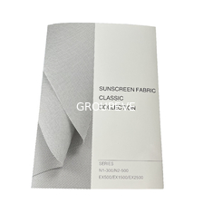 Offenheits-Fiberglas-Lichtschutz-Gewebe Gray Colors 5% für Außenrolläden