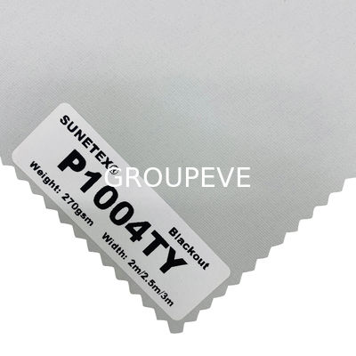 Home Office Fenstervorhang Silber beschichtet Staubdicht kundenspezifische Roller Blinds Stoff für die Wohnkultur