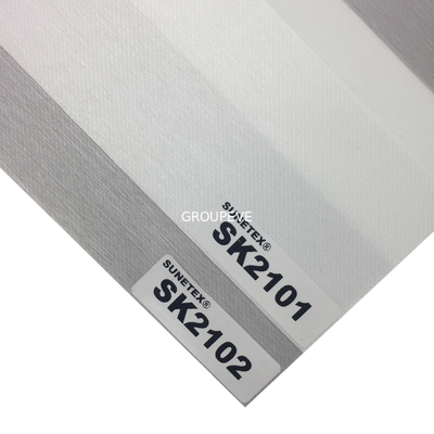 kaufen Fenster-Halb-Stromausfall-Zebra macht Gewebe-Doppelschicht-Polyester-Schatten 100% für Windows blind Online-Herstellung