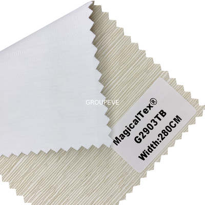 Anpassungsbreite 2m/2.3m/2.5m/3m G2900TB Weiße Farbe Blackout Roller Shade Blind Stoff für Zuhause