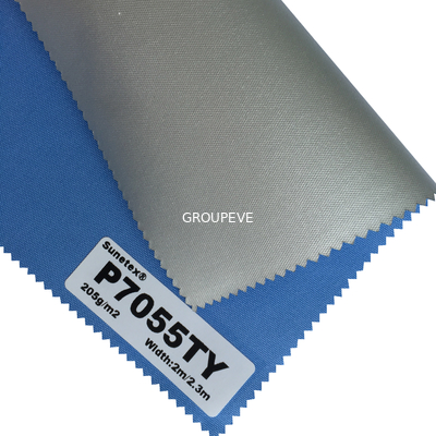 100% Polyester-Schwarzfarben-Festfarben-Rollerblindstoffe für Fensterblinde