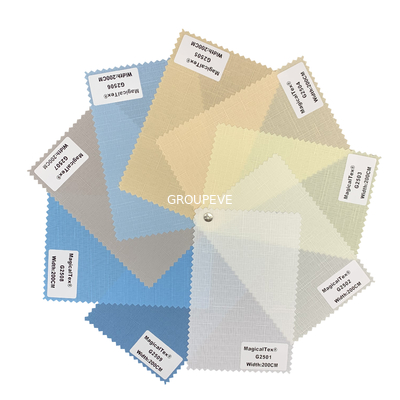 kaufen Ready Stock Greenguard 100% Polyester Durchsichtige Rollerblinde Stoff für Fensterdekoration Online-Herstellung