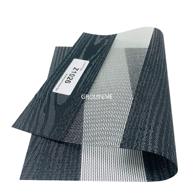 kaufen Solarschatten-Fensterläden Oeko Tex Standard des 5% Offenheits-Lichtschutz-Zebra-Gewebe-270g Online-Herstellung