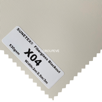 kaufen OEM Glasfaser Blackout Roller Blinds Stoff 0,38mm Fensterblind Stoff Online-Herstellung