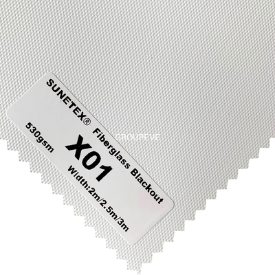 kaufen Horizontales wasserdichtes Lichtschutz-Gewebe ISO9001 des Fiberglas-530GSM Online-Herstellung