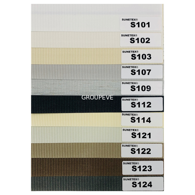 kaufen halb Rollladen-Zebra-Vorhang-Gewebe ISO105B02 des Stromausfall-120g/M2 Online-Herstellung