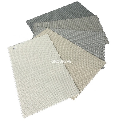 kaufen Grade 8 Großhandel 29% Polyester 71% PVC Sonnenschutz Roller Blinds Vorhangsblackout Stoff Online-Herstellung