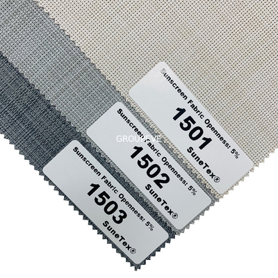 5% Offenheit 29% Polyester 71% PVC Sonnenschutz Roller Blinds Stoffe für die Fensterbehandlung
