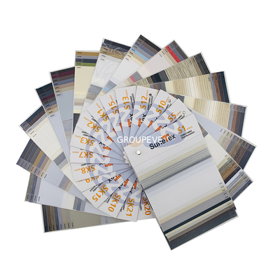kaufen 10 Jahre Garantie Sunetex 50% Zebra-Rollladen-verdoppeln Schicht-Schatten-Jalousie-Gewebe Online-Herstellung