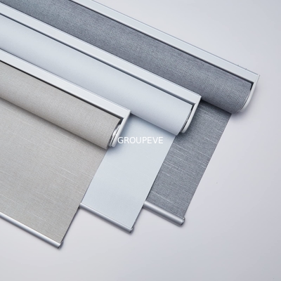 Ein guter Preis. Polyester-Stromausfall-Rollladen-Gewebe-drahtlose Rollen-Schatten 100% für Windows Online