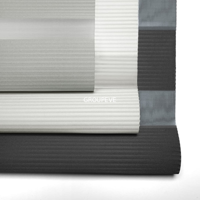 Polyester-Tag und Nacht Zebra-blinde Gewebe-Fenster-Rolläden 100%