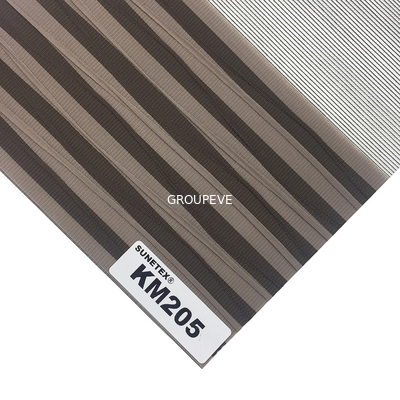 Tag und Nacht macht Polyester-horizontales Zebra Gewebe für Rolläden blind