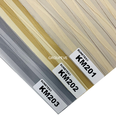 kaufen Polyester Jacquard Semi Blackout Zebra Stoff für Roller Blinds für die Wohnkultur Online-Herstellung