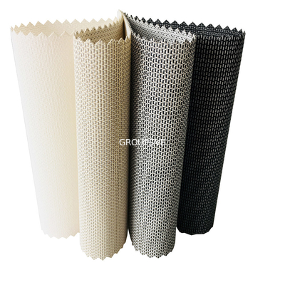Ein guter Preis. Polyester-Lichtschutz-Gewebe PVC 3% Offenheit Cortinas Y Persianas rollen oben Vorhänge Online