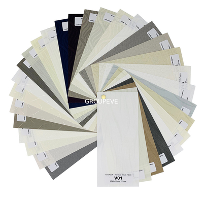 kaufen Billiger Preis 100% Polyester Durchsichtig Vertikal Blind Stoff Roll langlebig Neues Design Online-Herstellung