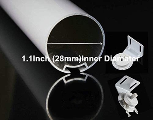 kaufen 38mm macht Aluminiumrolladen-Rohr-Rohr Teil-Vorhang-Zusätze blind Online-Herstellung