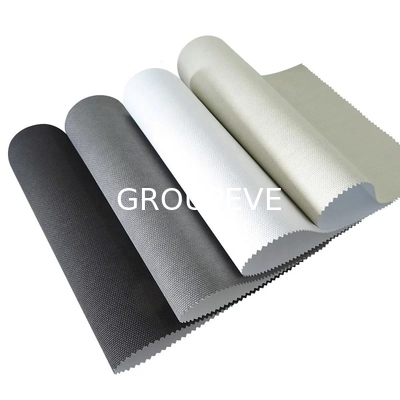 kaufen Weißgraue Creme 100% Polyester Blackout Roll Ziehen Sie die Jalousien Stoffe für das Badfenster Online-Herstellung