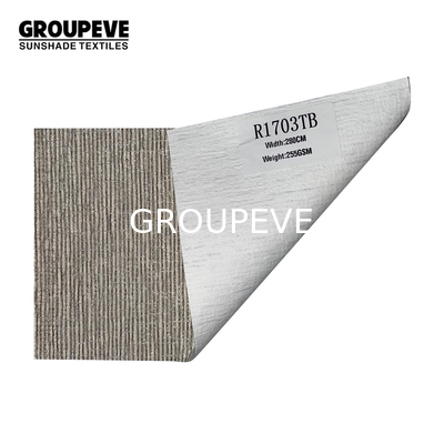 Polyester-Jacquardwebstuhl motorisierte Rolle 100% der oberen Grenze Roman Shades Smart Semi Blackout