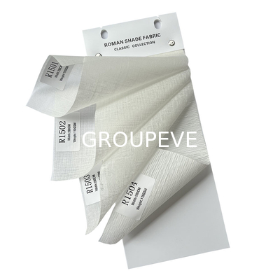 kaufen Großhandel 100% Polyester Römische Fensterläden Blind Roller Stoff zwischen Glas Integral Halbblackout Online-Herstellung