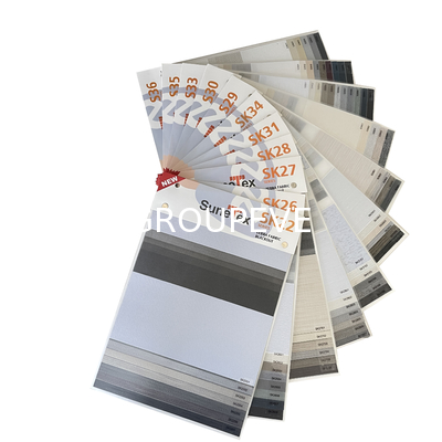 kaufen Schattiert Polyester-einfaches Zebra 100% Rollladen-Gewebe für Innenministerium-Fenster Online-Herstellung
