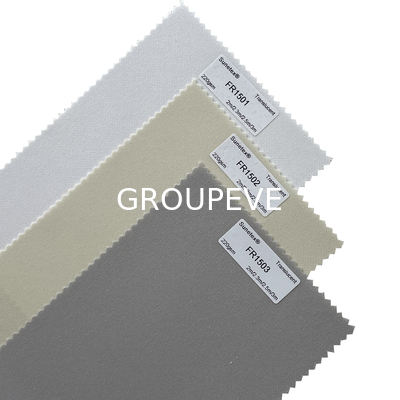 kaufen Weiß, beige, grau, 100% Polyester, feuerfeste Rollstoffe für Fenster Online-Herstellung