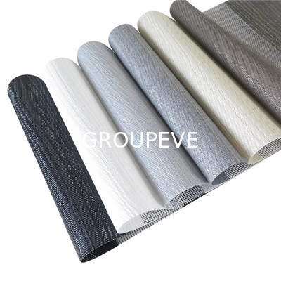 Doppelfensterzimmer Zebra Blackout Roller Sonnenschirme Elektrische Zebra Blinds Stoff