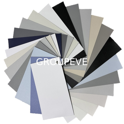 kaufen 100% Blackout Fiberglass PVC Roller Blinds Stoff feuerfeste Fenstervorhang zu Hause Roller Blinds Stoff Online-Herstellung