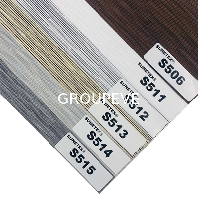 kaufen Korea Style 100% Polyester Massivfarbe Zebra Blind Blackout Stoff für Fensterblind Online-Herstellung