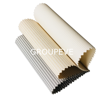 kaufen 1% Offenheit Sonnencreme Stoff wasserdicht Flammschutz Polyester Plain Roller Blind Stoff Online-Herstellung