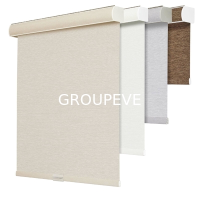 kaufen Polyester und PVC Fenster Innenraum Horizontale Jacquard Polyester Roller Sonnenschutzgewebe Online-Herstellung