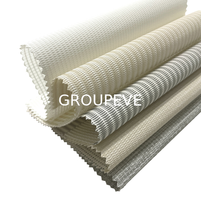 kaufen Vorräte 5% Offenheit 3m Breite feuerfeste Regenbogen Roller Blinds Stoffe für Heimdekoration Wohnzimmer Online-Herstellung