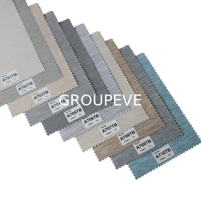 Vorräte Billig Preis 100% Polyester Textured Blackout Roller Blinds Stoffe für die Wohnkultur