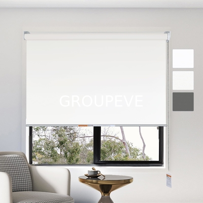 Brandschutz-Rollerblinde Stoff Polyester Plain Blackout Roller Blind Feuerfest Stoff für Büro