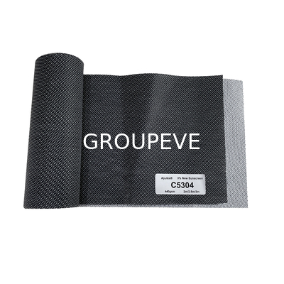 Offenheit 1% Sonnencreme Stoff Roll 71% PVC und 29% Polyester Sonnencreme Stoffe
