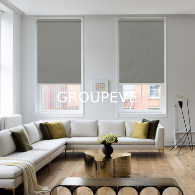 kaufen Blackout Roller Blind Stoff feuerfeste PVC Solarfenster Blind Farben Blind Stoffe Außen Online-Herstellung