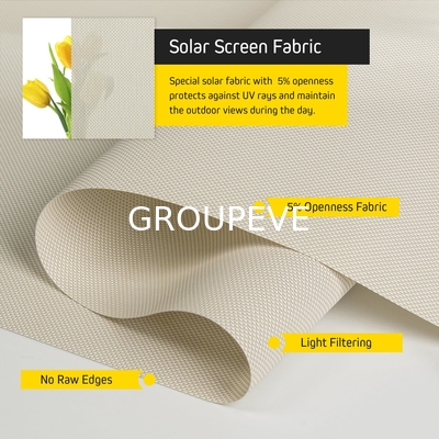 kaufen Grobkörnige Serie für Outdoor-Sonnenschutzgewebe für Fenster 5% Offenheit Sonnenschutzgewebe für Rollos Online-Herstellung