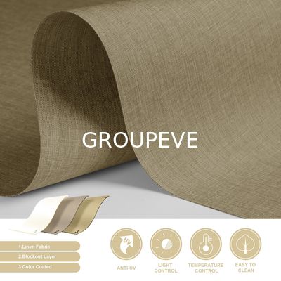 100% Polyester Wasserdichte Roller Blinds Stoff 2,8m Breite 140gm