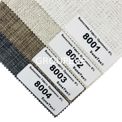 kaufen Sonderangebot 8% Offenheit Rollos Jacquard Sonnenschutz Rollo Stoff Online-Herstellung