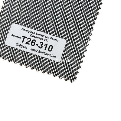 Ein guter Preis. 3% Offenheits-Innenrolle herauf Jalousie-halbes schattierendes Wasser-beständiges Polyester-Gewebe Online