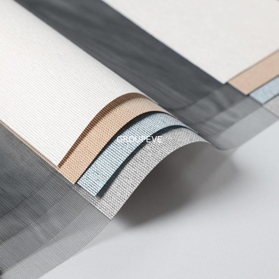 Ein guter Preis. Moderner Stil 35% Polyester 65% PVC Zebra Roller Blinds Regenbogen Weich schärfe Fensterfarben Online