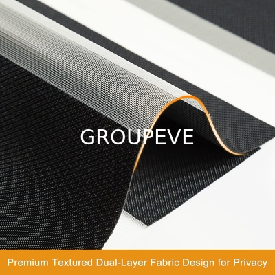 Ein guter Preis. 100% Polyester Horizontale Klarfarbe Zebra Sonnenblenden für Fenstergewebe Online