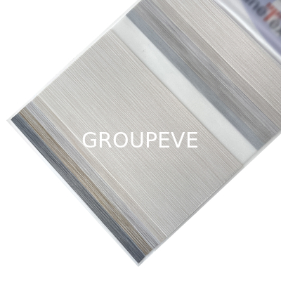 Ein guter Preis. Manuelle Rollvorhänge Langlebig doppelt durchsichtig Licht Feste Farbe Zebra Blind Stoff Online