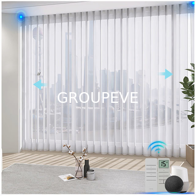Ein guter Preis. Herstellung moderner hochwertiger Vorhänge Motorisierte Vertikalblenden für Fenster Online