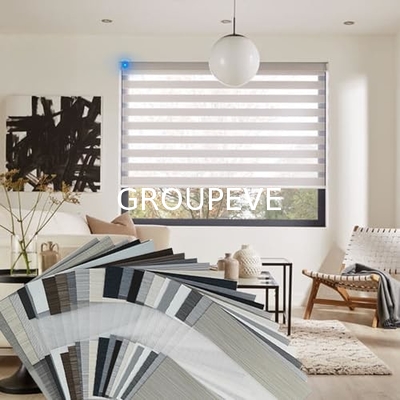 Ein guter Preis. 100% Polyester Tag und Nacht Fensterblenden für die Heimat Elektromotor UK Optionen Dekorative Ziehen Sie nach unten Schattierungen Online