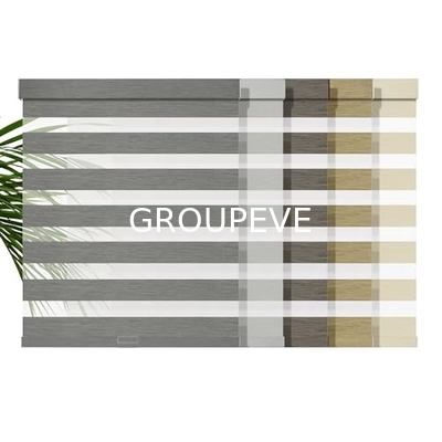 Ein guter Preis. Polyester-Abteilungsfenster Spezialtechnologie Blackout Zebra Roller Blind Stoff Online