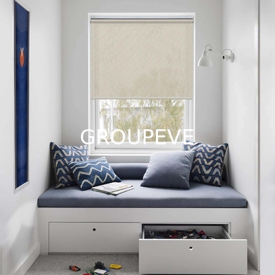 Ein guter Preis. Jacquard Blackout Roller Blind Stoff PVC beschichtet Polyester Blinds Stoff Weiß beschichtet Blackout Roller Stoff Online