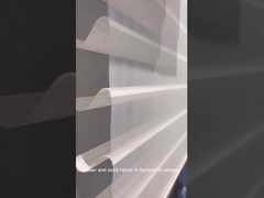 Erstklassige Rolle schattiert halb Stromausfall-Lichtschutz-Zebra blind macht Gewebe für Haus