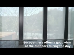 5% Offenheits-Lichtschutz-Solarschatten-Gewebe gefederter Sun, der Rollladen-Schatten für Fenster schattiert