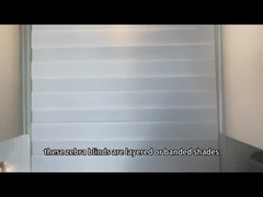Zebra-Rollladen-helle Entstörungsschatten-Zebra-Jalousien der hohen Qualität Tag und Nacht